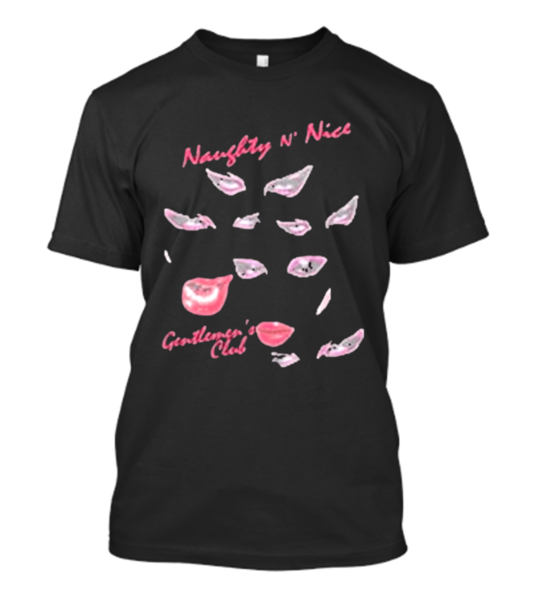 Naughty N' Nice Eyes Gentlemen's Club T-Shirt
