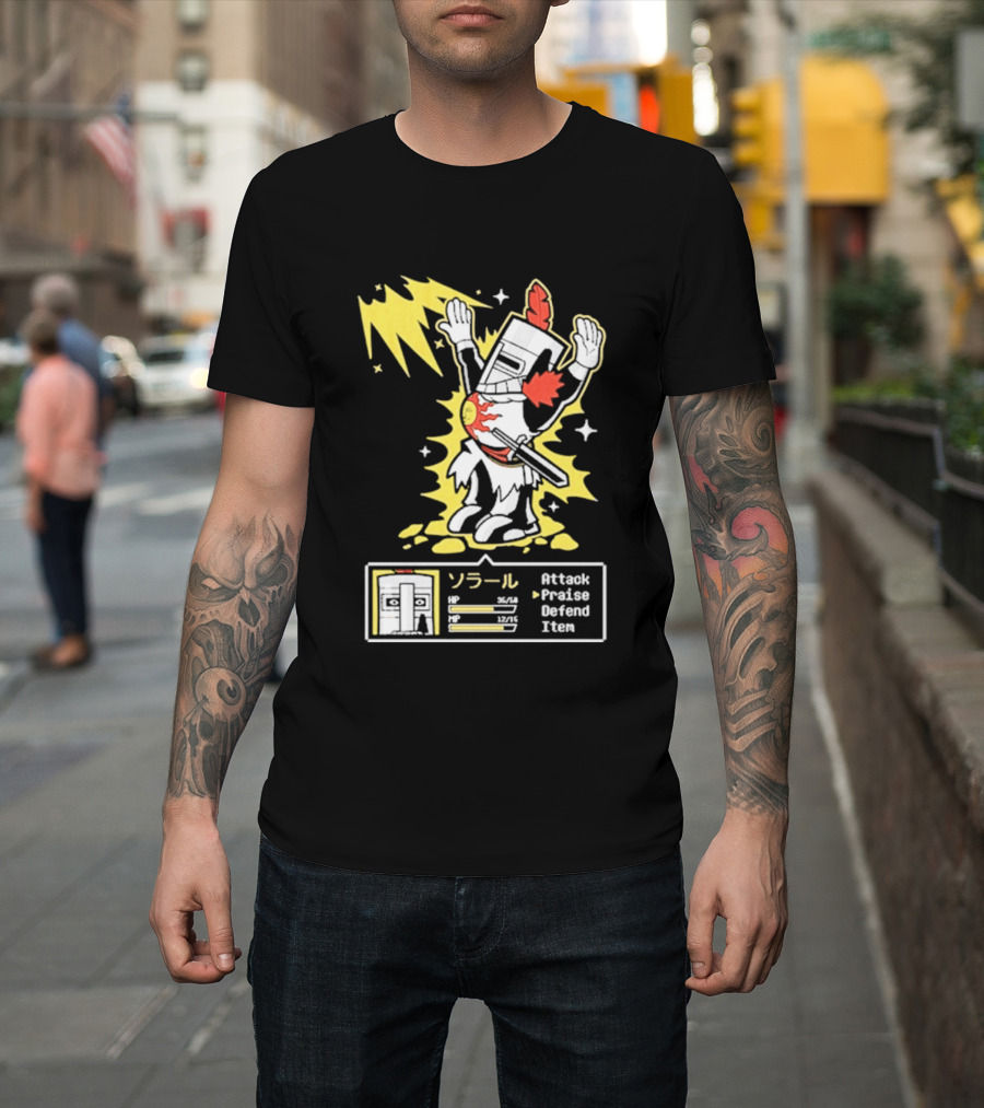 Solar Man Goblin Tengu Attack Praise Defend Item T-Shirt
