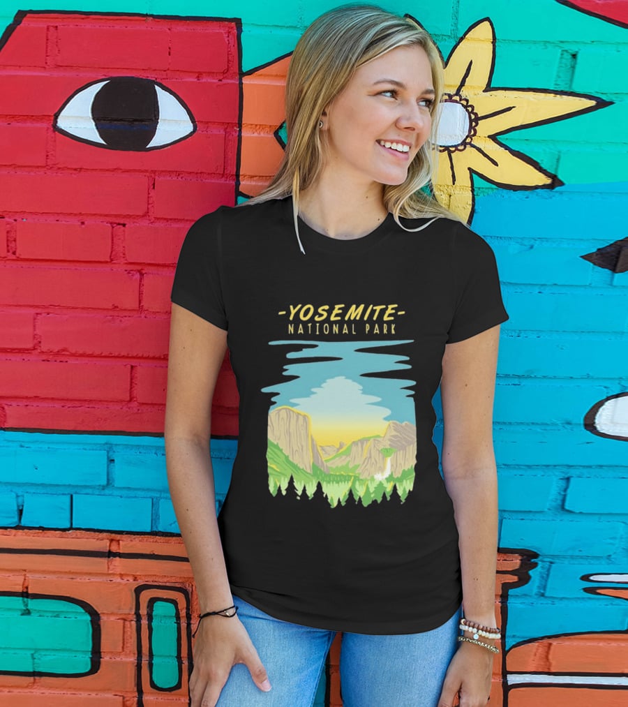 Yosemite National Park Scenic Nature Vista T-Shirt