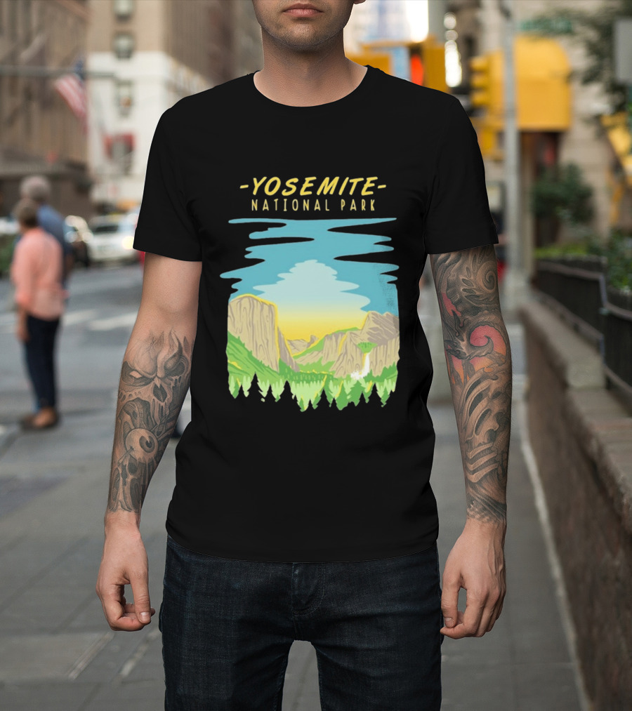 Yosemite National Park Scenic Nature Vista T-Shirt