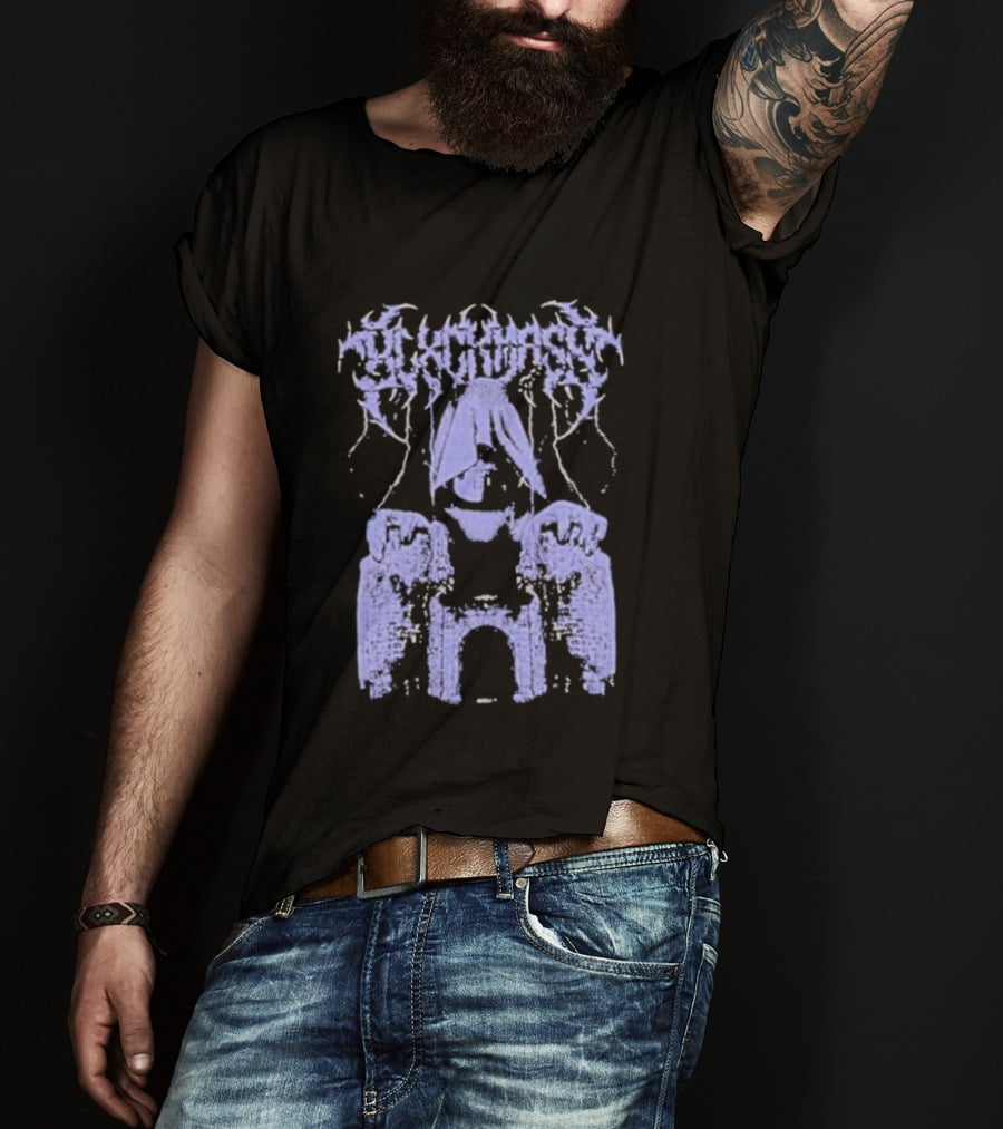 Blxckmass Necromancer Oversized Gothic Spellbinding Aesthetic T-Shirt
