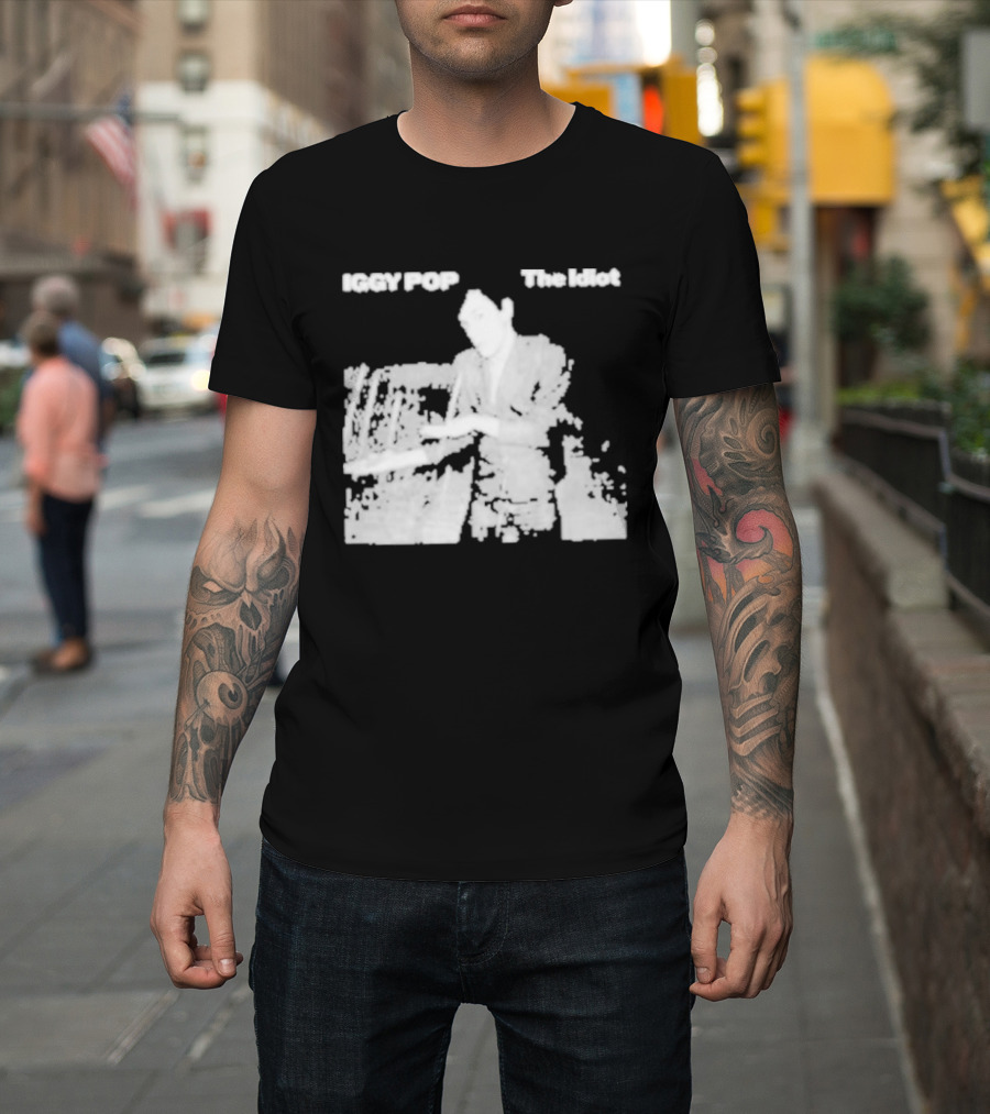 Iggy Pop The Idiot Album Artwork Cover T-Shirt
