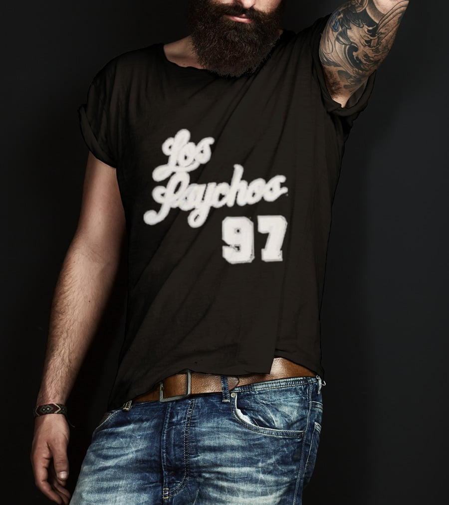 Los Psychos 97 Throwback The Psycho Realm Rare T-Shirt