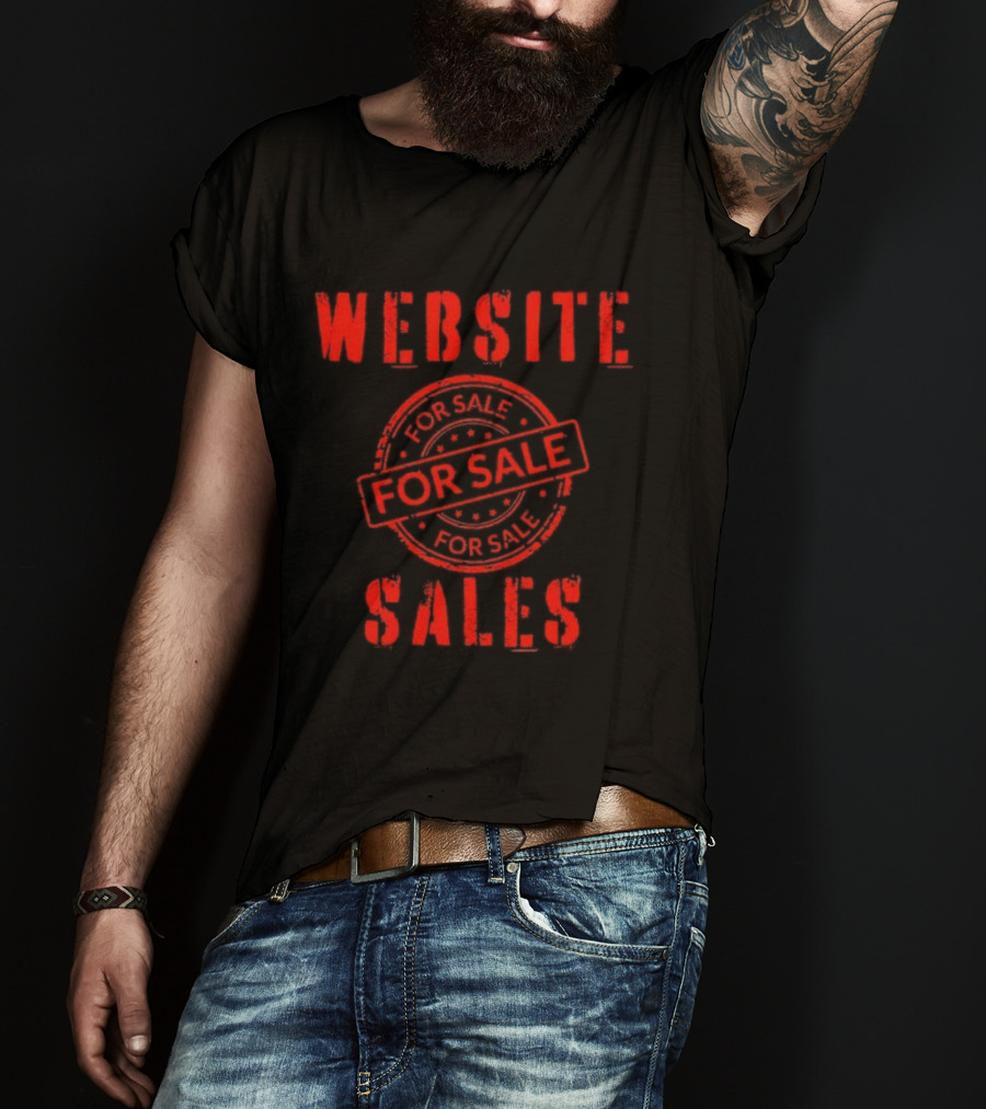 Website Sales For Sale Online Promotion T-Shirt