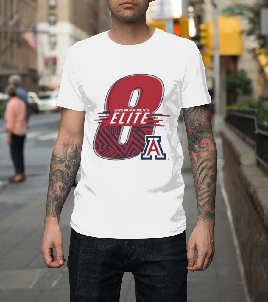 2026 NCAA Men's Elite 8 Arizona Wildcats Basketball T-Shirt