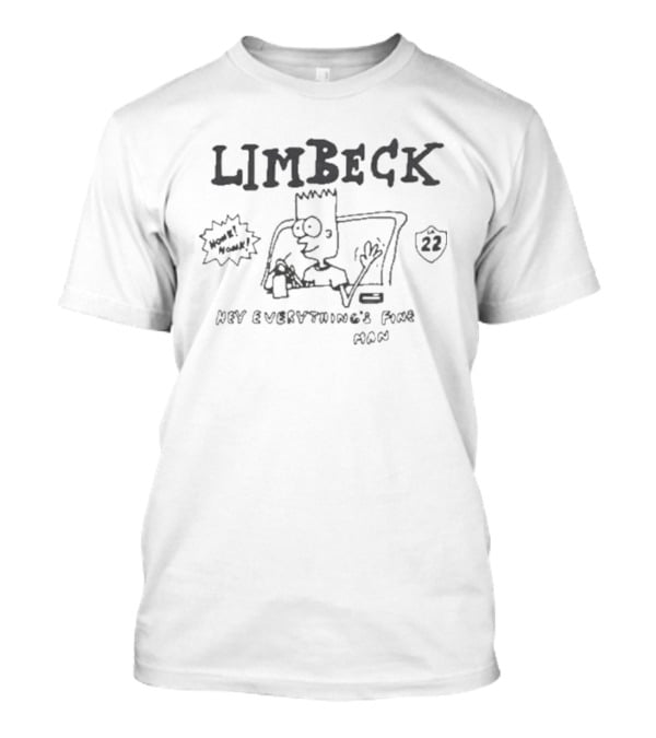 LIMBECK Hey Everything's Fine Man 22 Mustard Burst Ahead T-Shirt