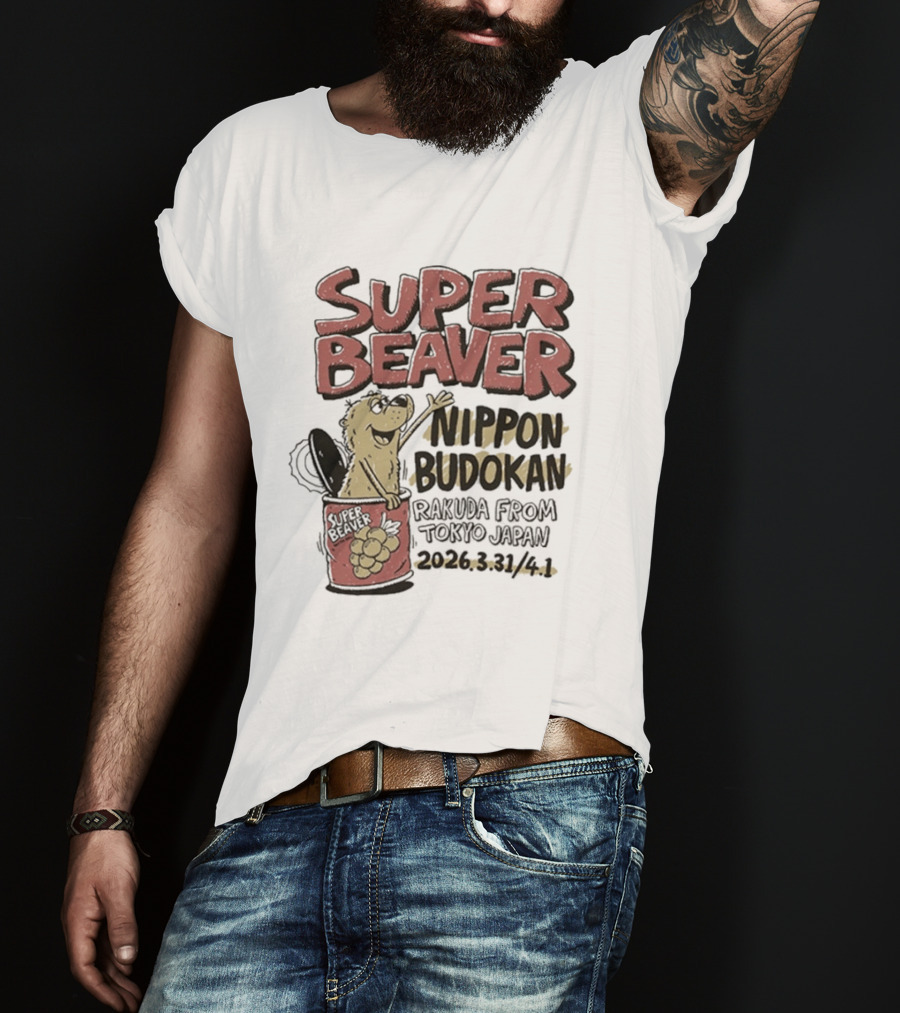 Super Beaver Nippon Budokan Rakuda From Tokyo Japan March 31 April 1 2023 T-Shirt
