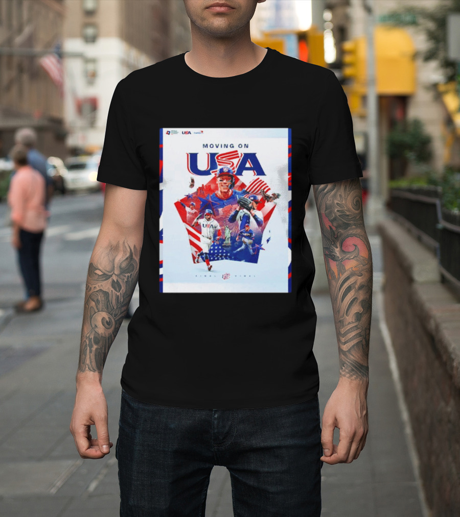 Moving On USA World Baseball Classic 2026 Team USA Final Player T-Shirt