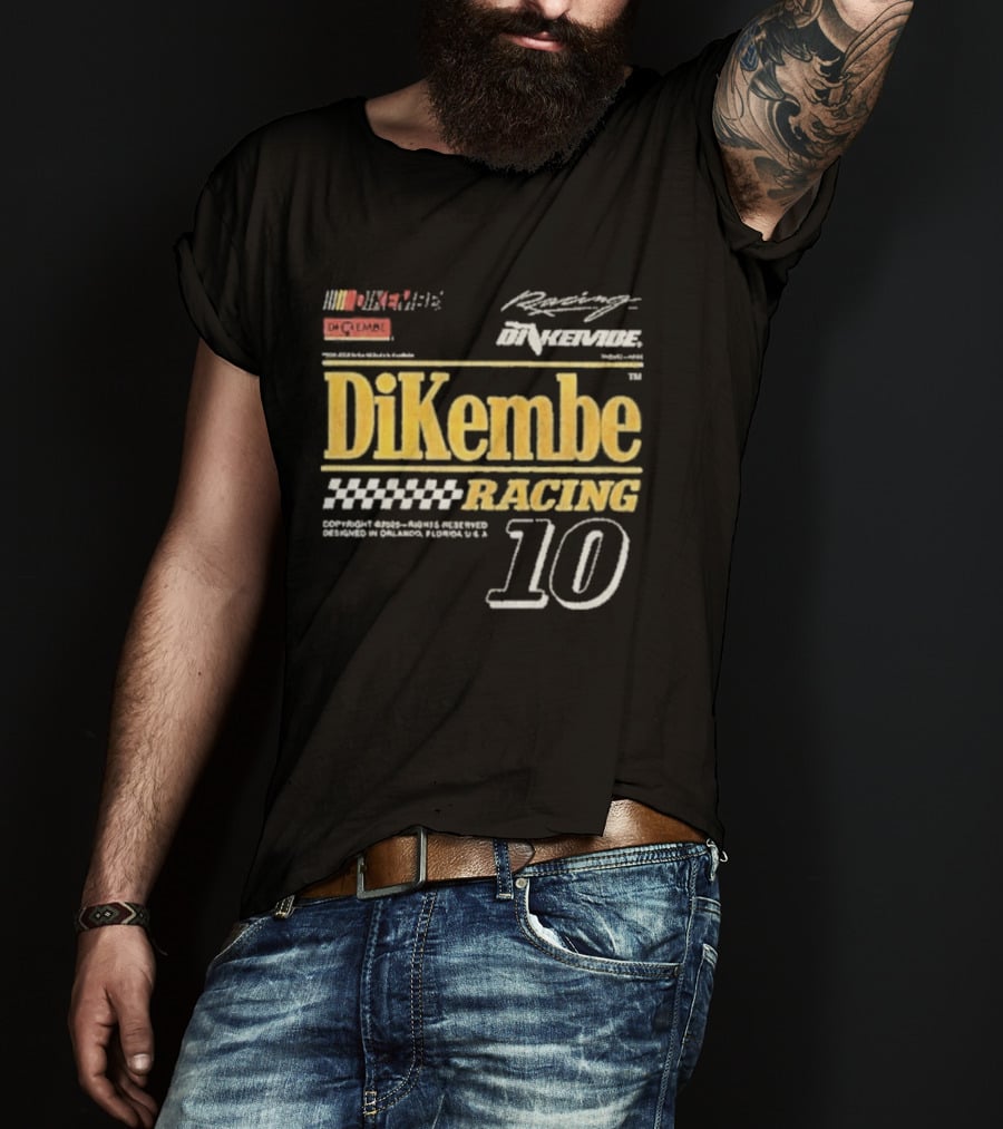 DiKembe Racing Gainesville Orlando Florida Number 10 T-Shirt
