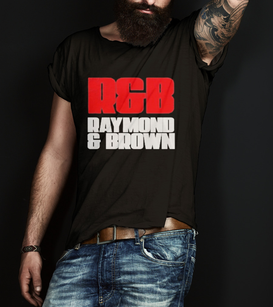 Raymond & Brown R&B World Tour 2026 Bold Red White T-Shirt