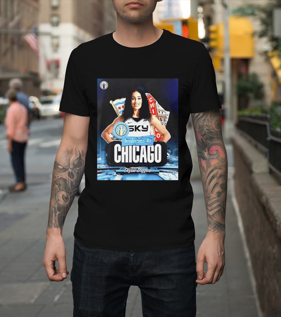 Welcome Skylar Diggins To Chicago Sky WNBA T-Shirt