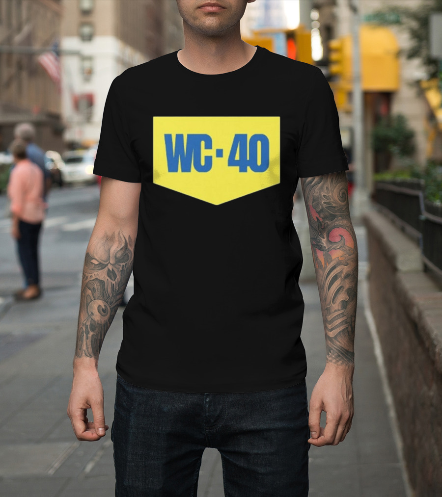 Willson Contreras WC 40 Blue Text On Yellow T-Shirt