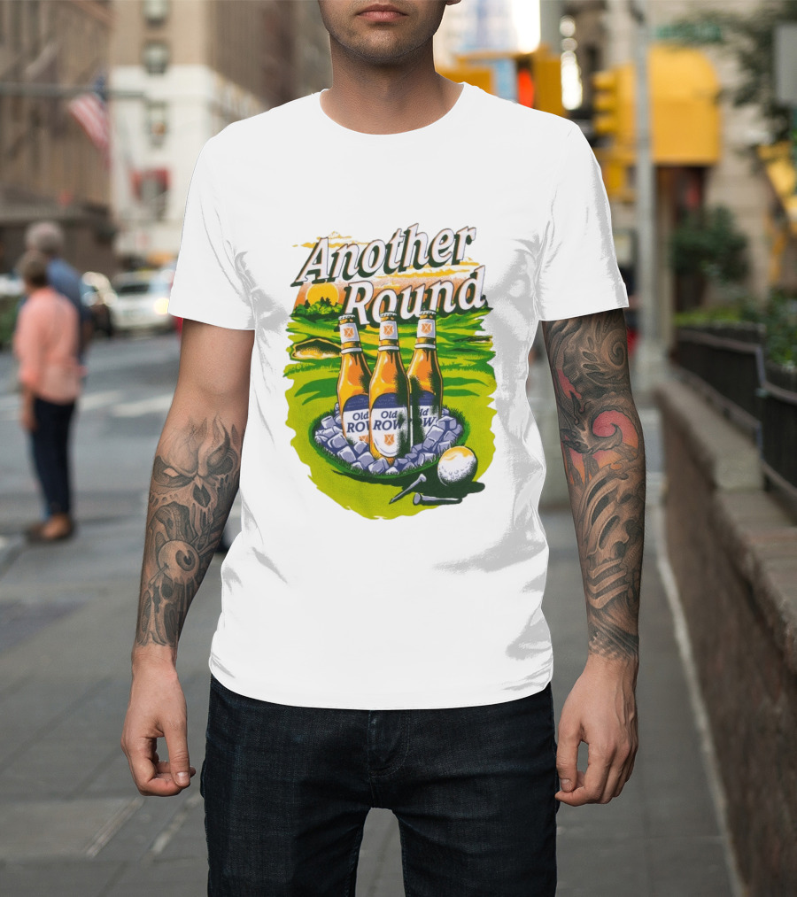 Another Round Old Row Golf Beer Bottles T-Shirt