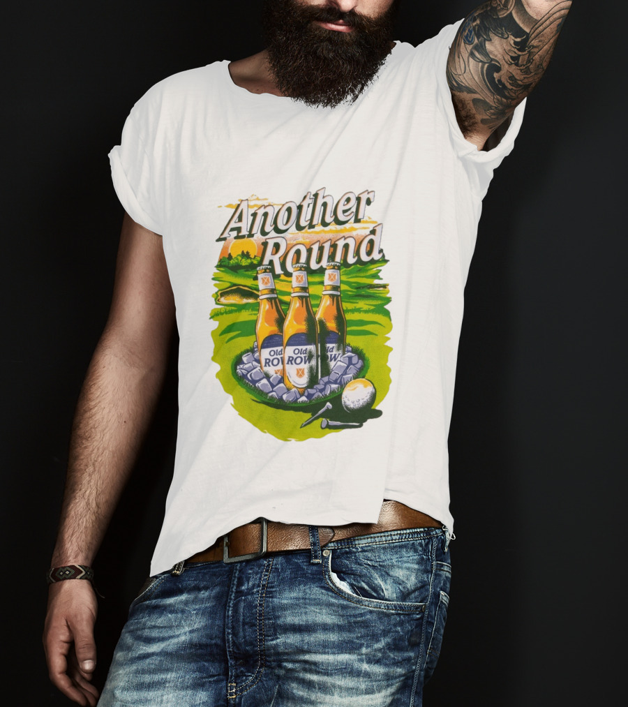 Another Round Old Row Golf Beer Bottles T-Shirt