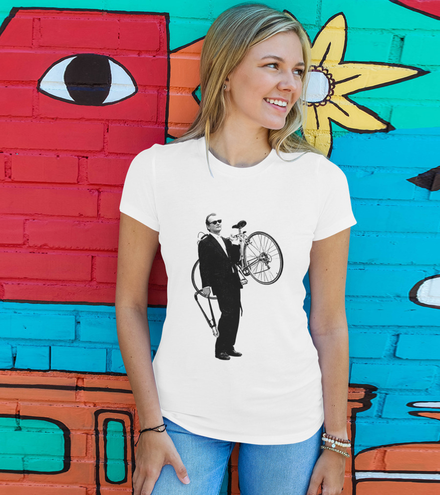 Bill Murray Rushmore Wes Anderson Tribute Cyclist T-Shirt