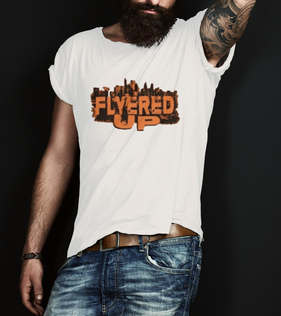 Flyered Up Urban Skyline T-Shirt
