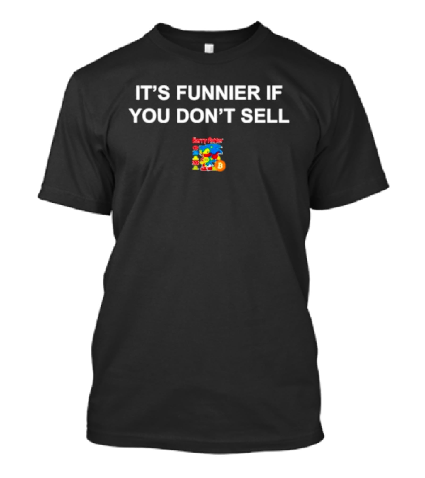 It's Funnier If You Don't Sell Bart Simpson Bitcoin Mashup T-Shirt
