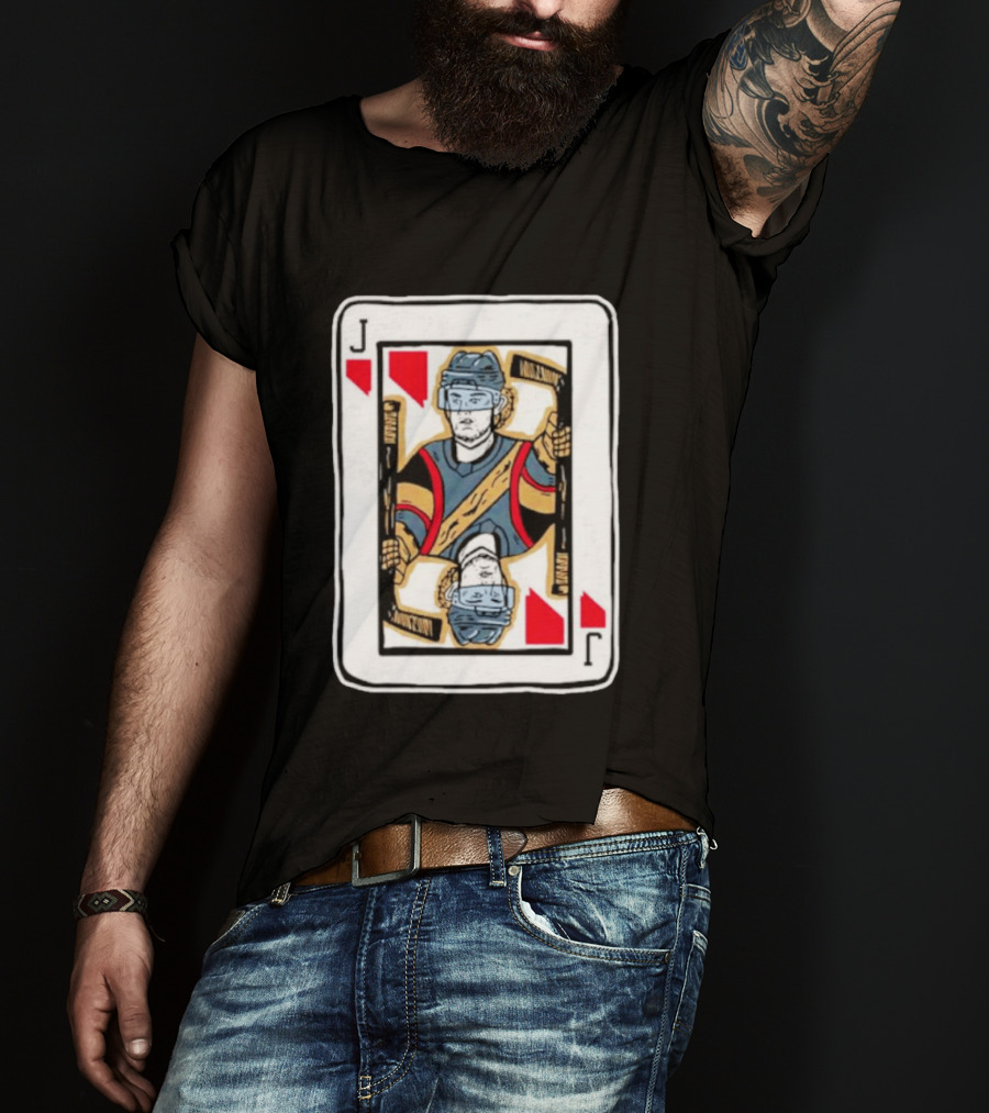 Vegas Golden Knights Jack Eichel Hockey Card T-Shirt