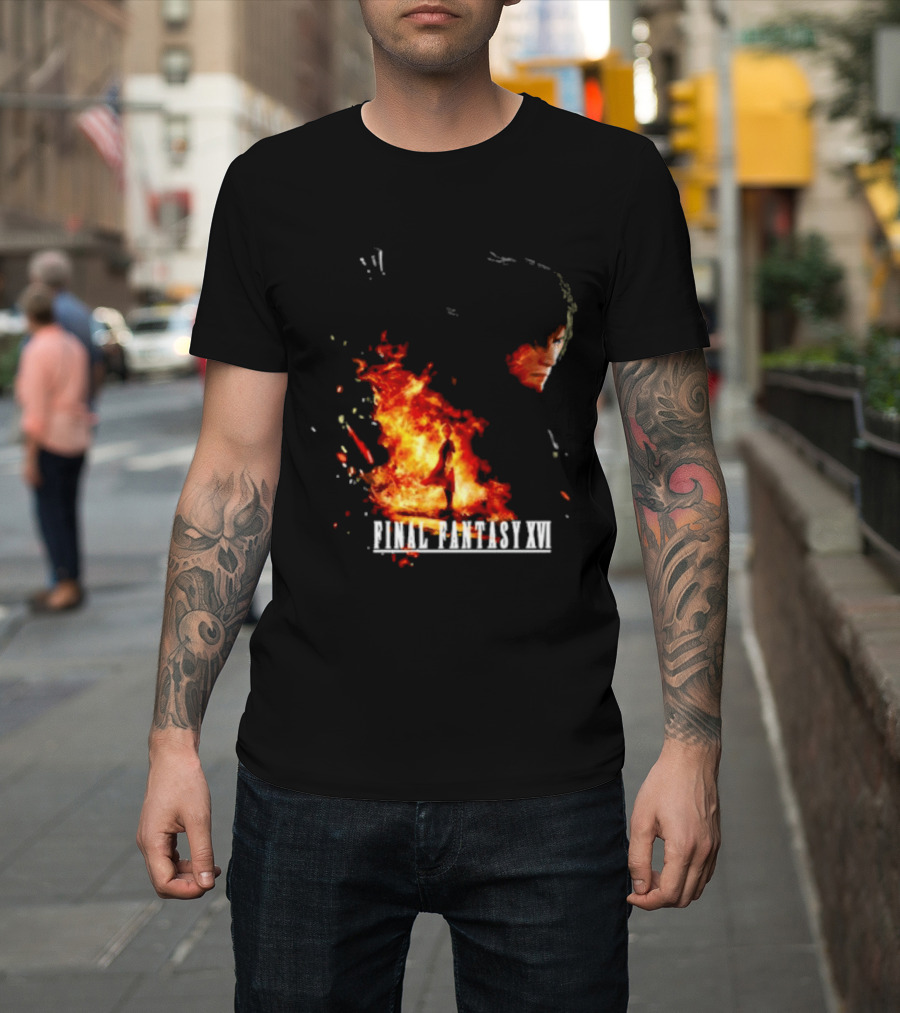 Ben Starr Final Fantasy XVI Fire Element T-Shirt