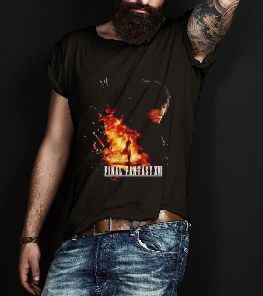 Ben Starr Final Fantasy XVI Fire Element T-Shirt