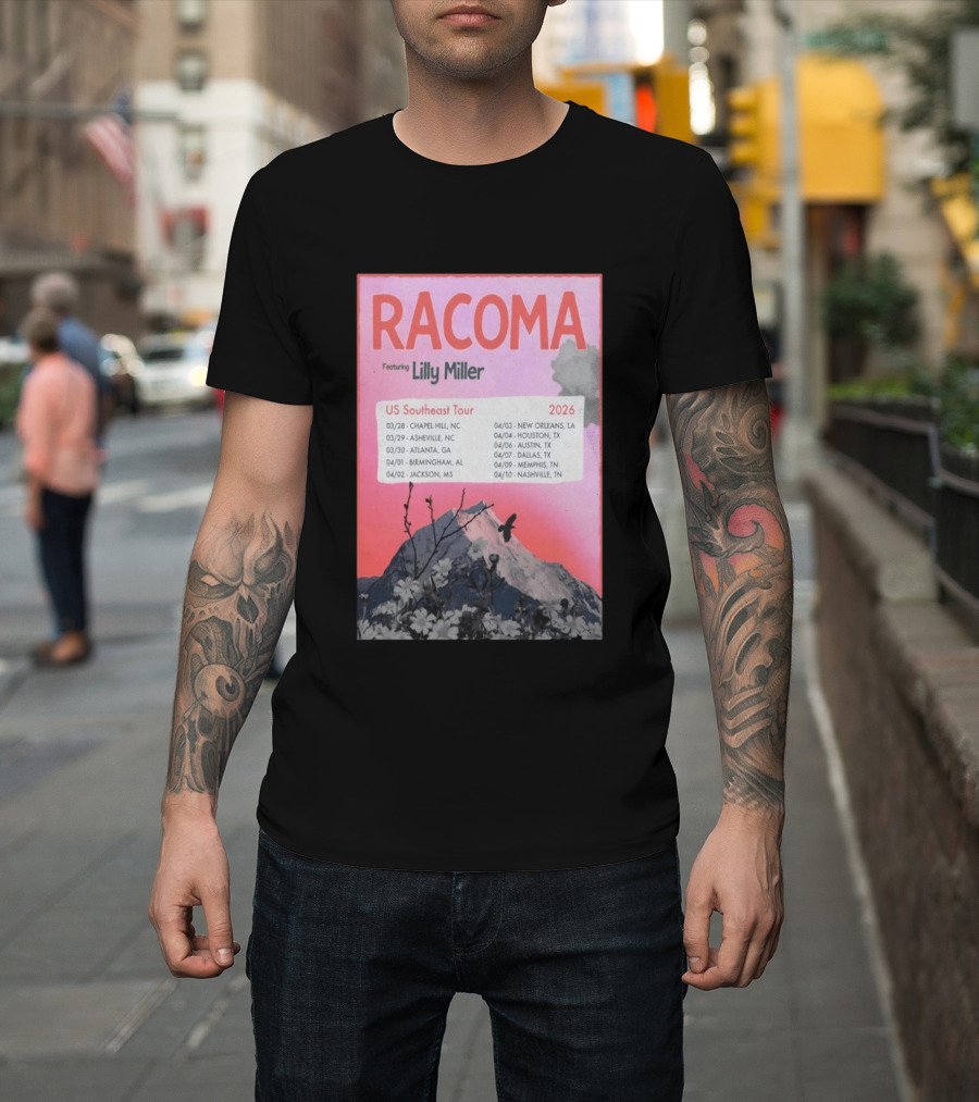 Racoma Ft Lilly Miller US Southeast Tour 2026 T-Shirt