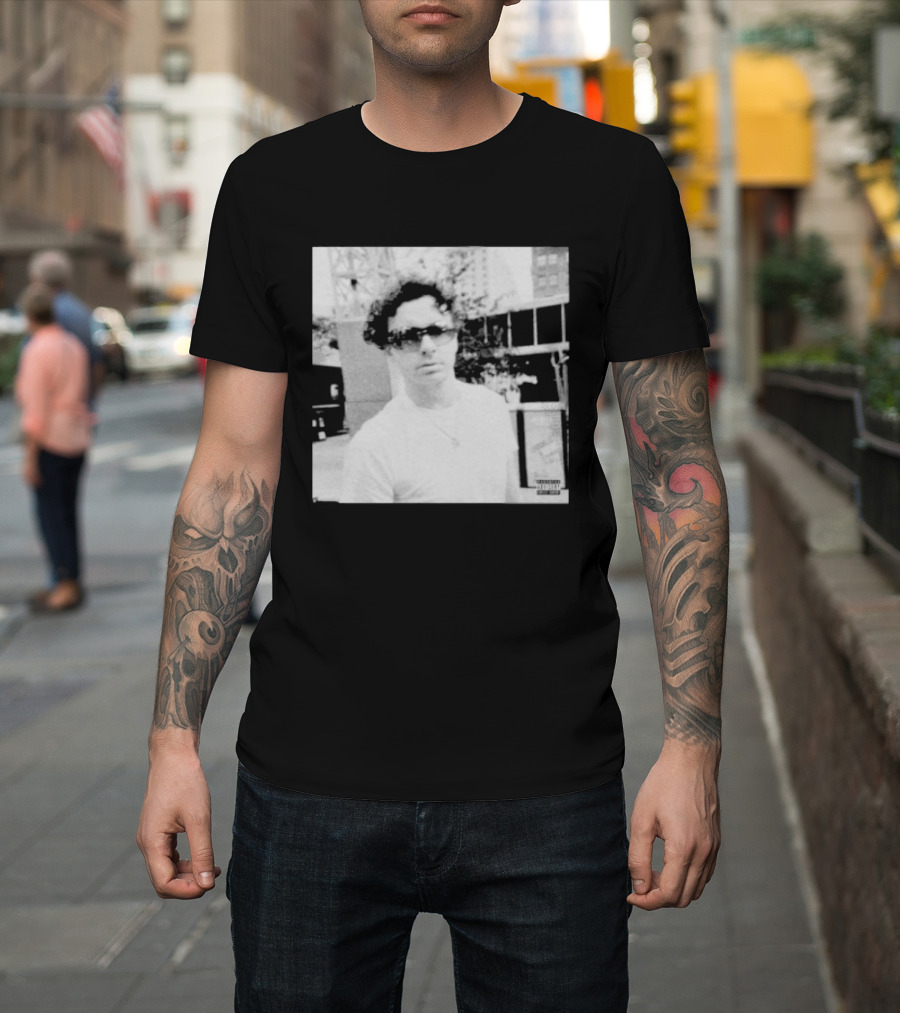 Sweet Action Jack Harlow Black And White Photo Explicit Content T-Shirt