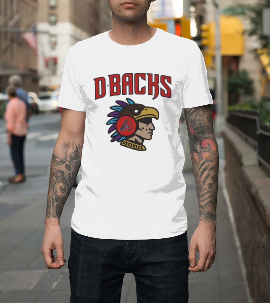 2026 D Backs World Tour Mexico City Series Aztec Baseball T-Shirt