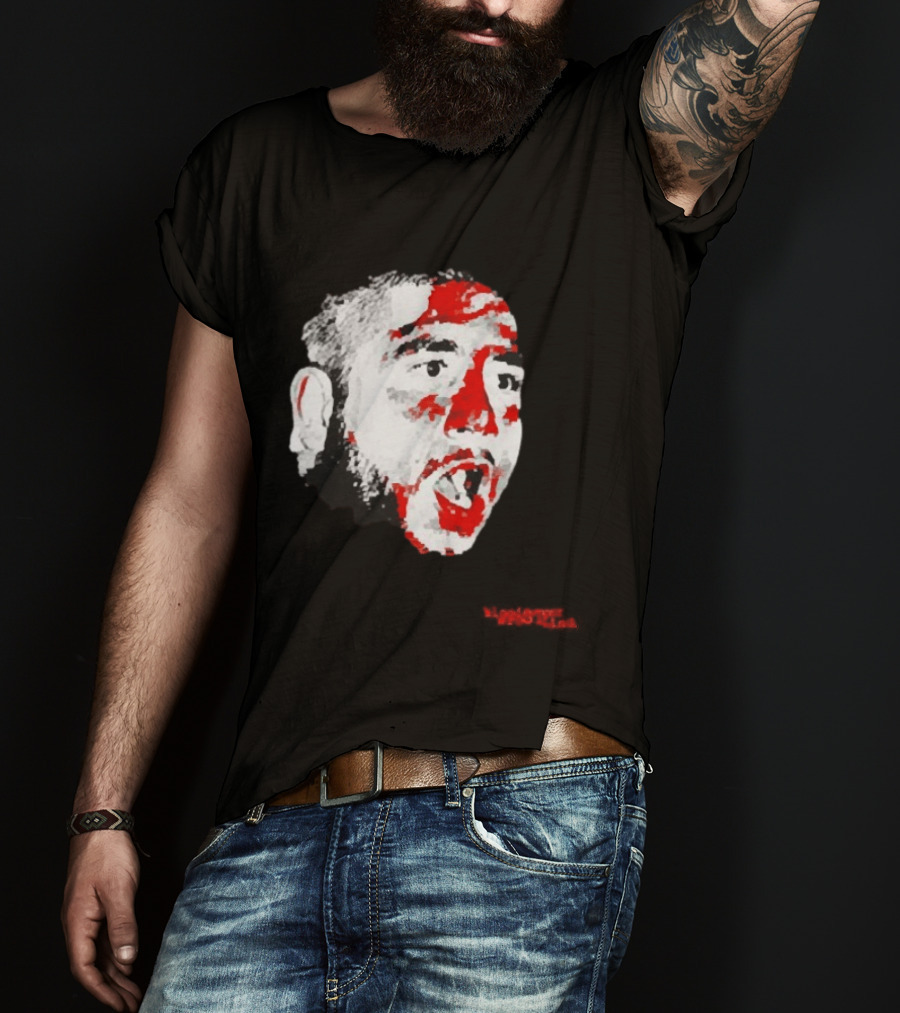 Bloodstone Wrestling Chico Suave Red Face T-Shirt