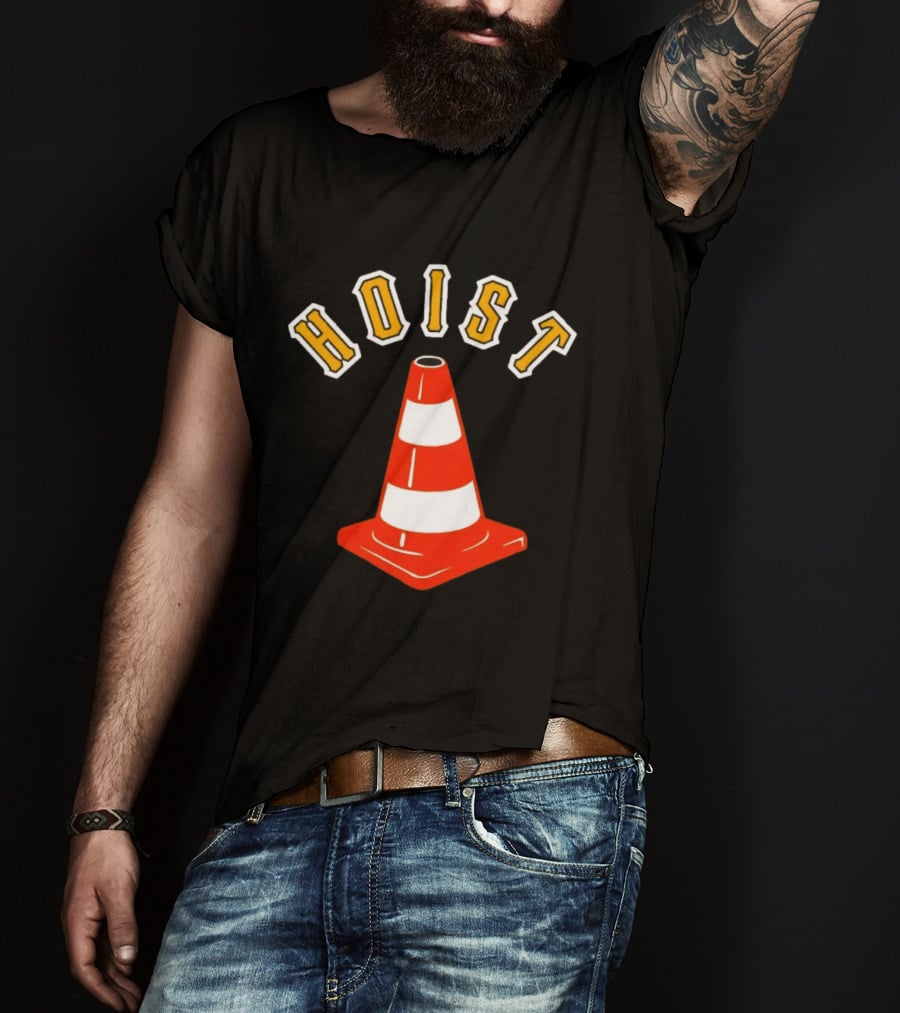 Pittsburgh Pirates Hoist Traffic Cone T-Shirt