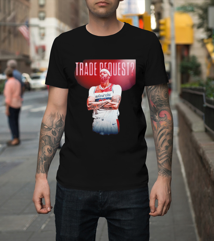 Trade Request Anthony Davis Washington Wizards Basketball Player T-Shirt