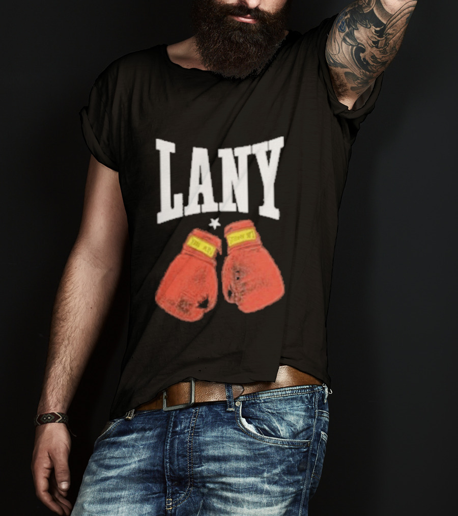 Lany Red Boxing Gloves Icon With Star T-Shirt