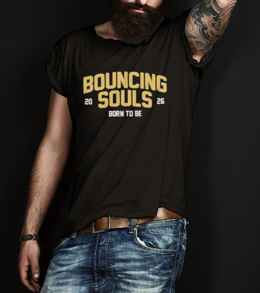 Bouncing Souls Born To Be 2026 Vintage Style 90s Punk Rock Band Retro Fan Merch T-Shirt