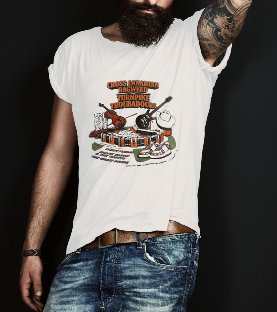 Cross Canadian Ragweed Turnpike Troubadours Whiskey Rock State Fair Grounds Oklahoma City T-Shirt