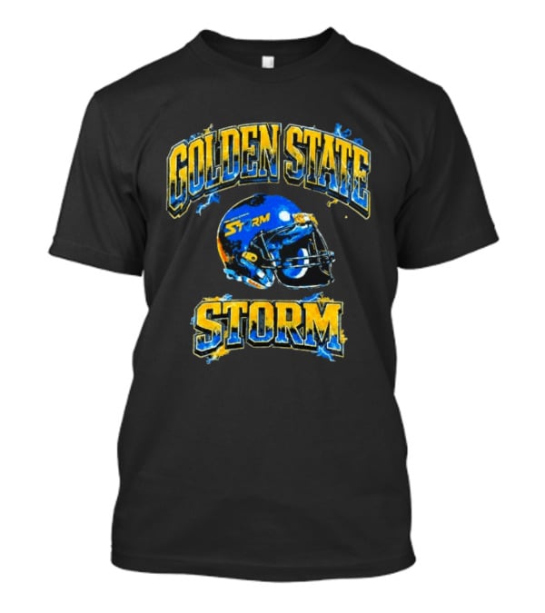 Golden State Storm Helmet Thunder Lights T-Shirt