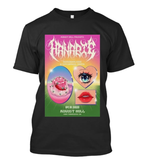 August Hall Presents Hanabie Concert April 10 2026 San Francisco CA T-Shirt