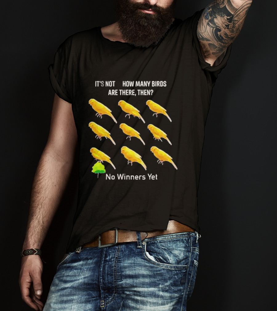 It's Not 9 How Many Birds Are There Then No Winners Yet T-Shirt