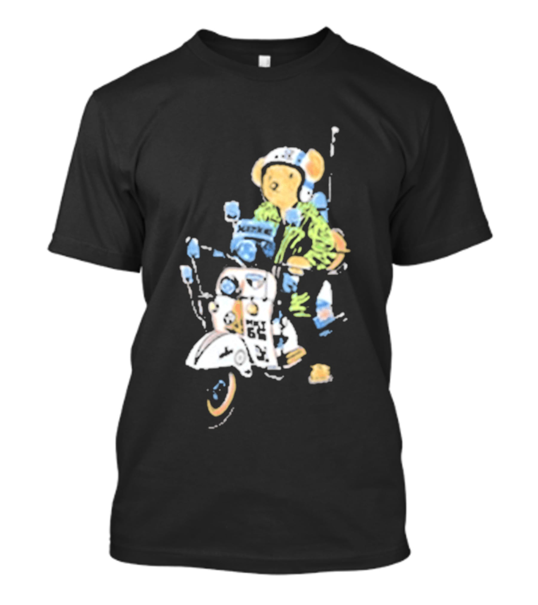 The Who X Market Studios Mod Bear Scooter T-Shirt