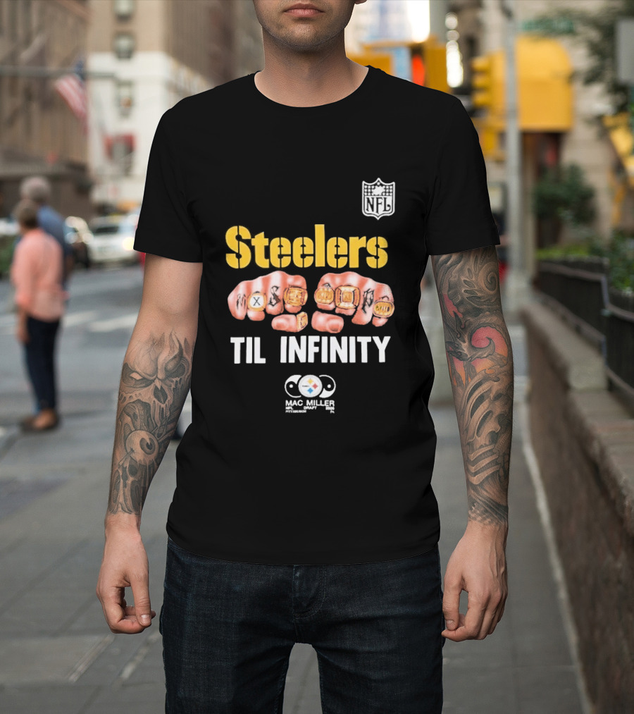 Steelers Til Infinity Mac Miller NFL T-Shirt