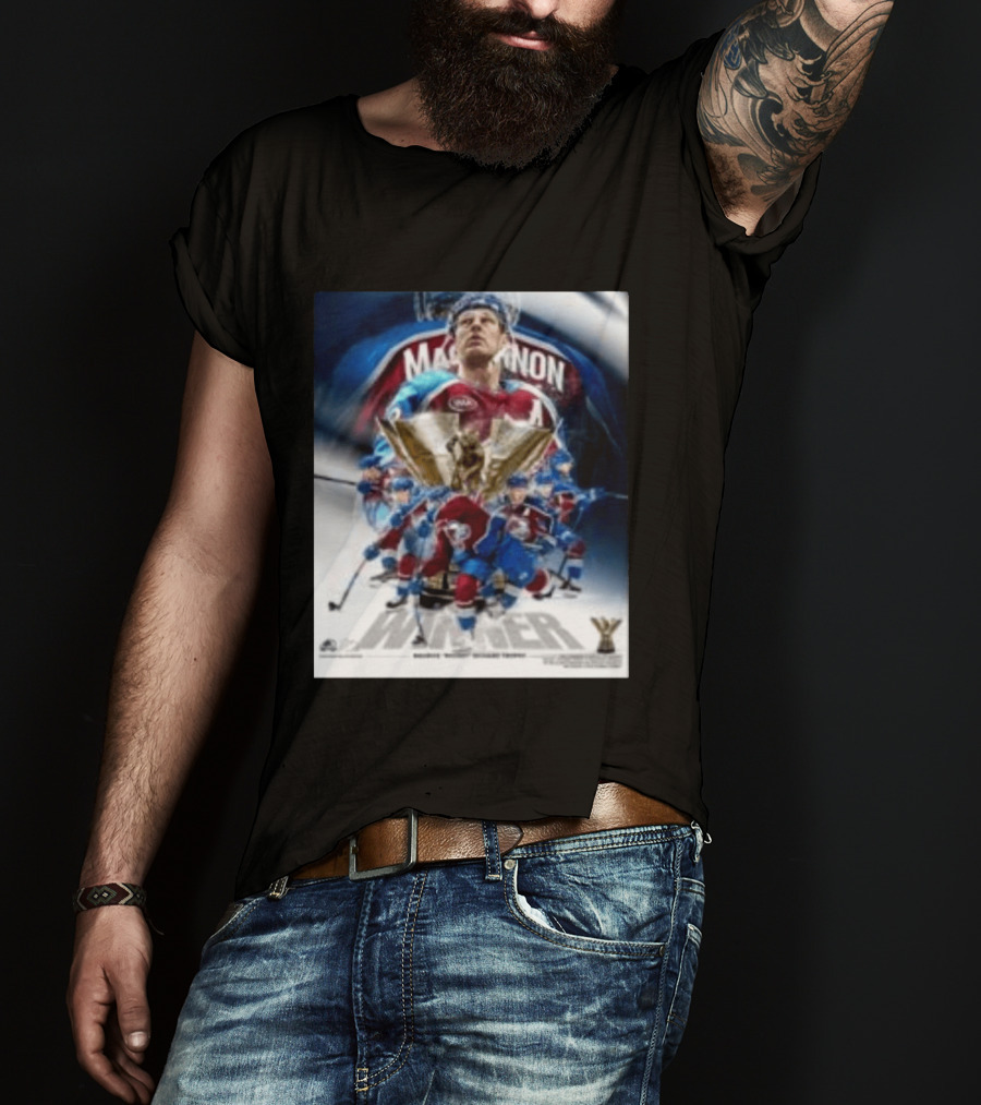 Nathan Mackinnon Winner 2026 Rocket Richard Trophy Colorado Hockey Team T-Shirt