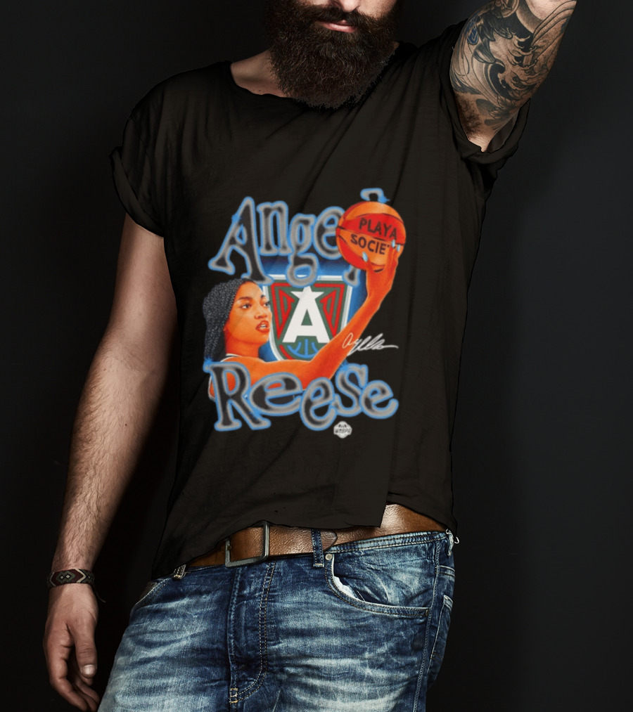 Angel Reese Atlanta Dream Playasocié WNBA T-Shirt