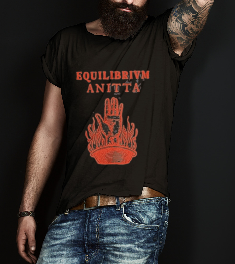 Equilibrivm Anitta Hand With Flames T-Shirt