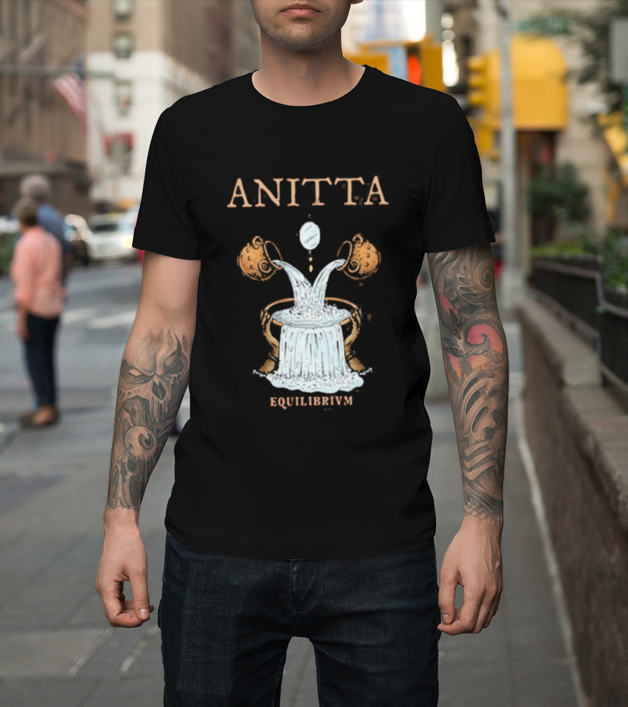 Anitta Equilibrivm Water Dual Amphora Pouring Balance T-Shirt