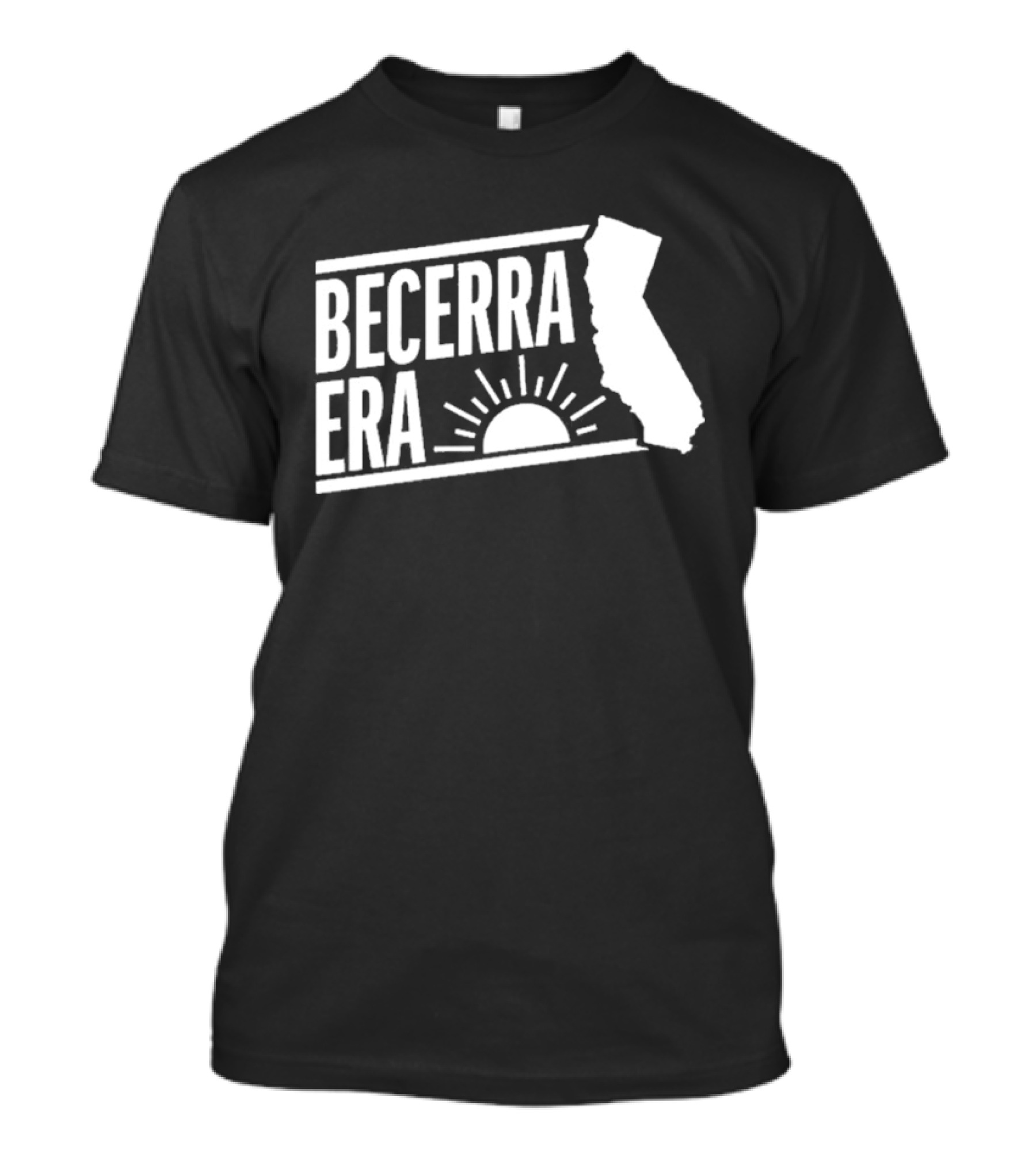 Becerra Era California Sun State Outline 2026 T-Shirt