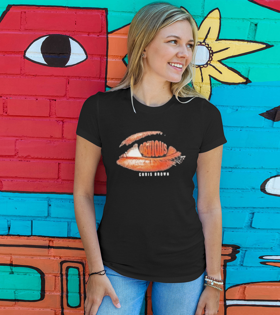 Chris Brown Obvious Eye Lip T-Shirt