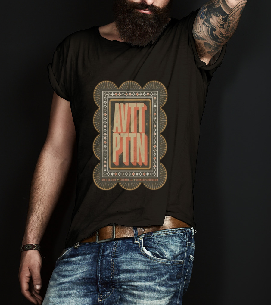 The Avett Brothers AVTT PTTN Concert April 18 2026 Columbia SC Township Auditorium T-Shirt