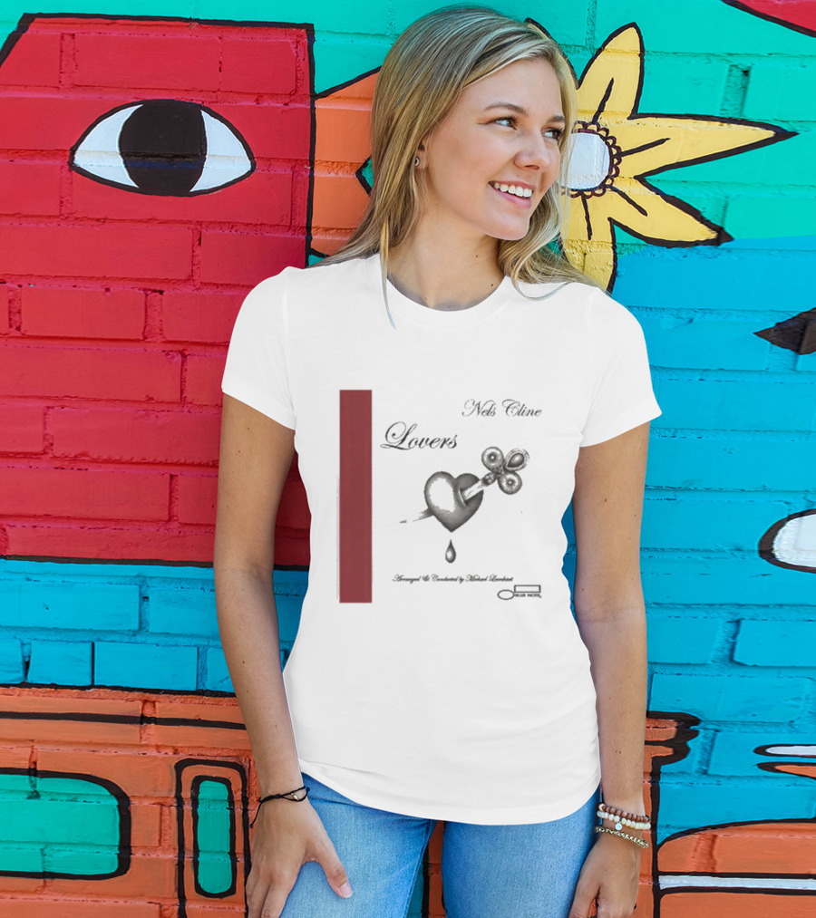 Lovers Nels Cline Wilco Heart Design By Drozd And Toczek T-Shirt
