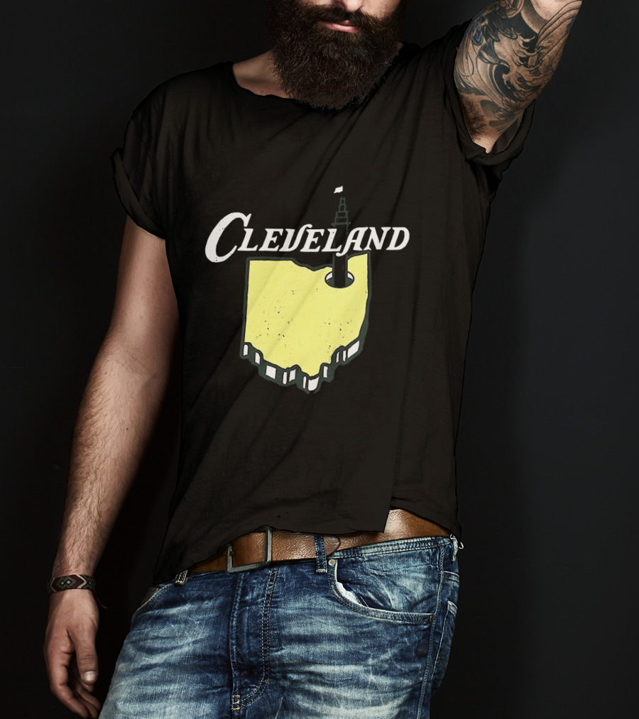 Cleveland Golf 2026 Ohio Map Tower T-Shirt