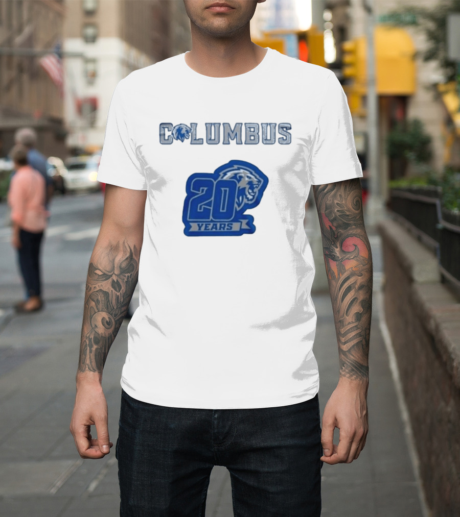 Columbus Lions 20 Years Celebration T-Shirt