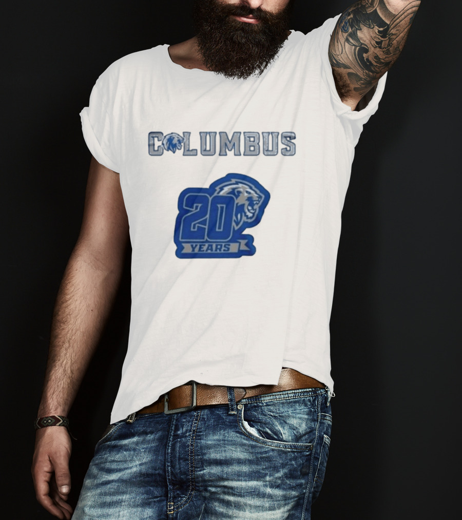 Columbus Lions 20 Years Celebration T-Shirt