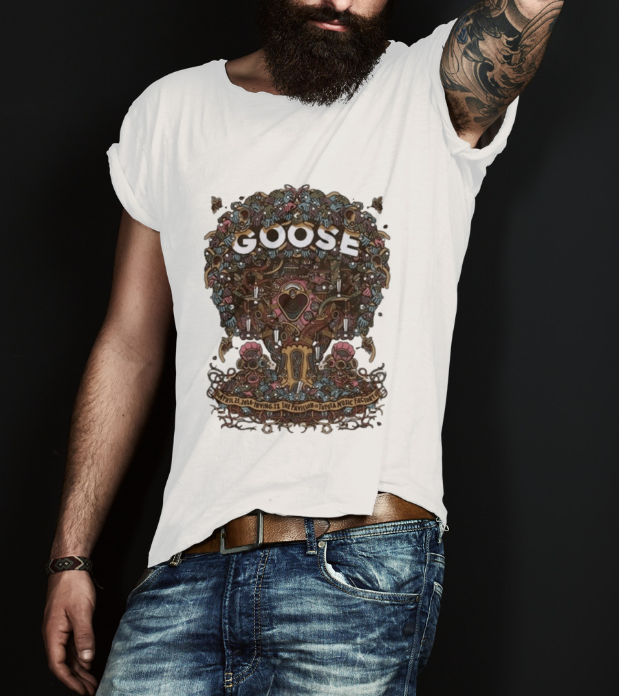 GOOSE April 25 2016 The Pavilion At Toyota Music Factory Irving TX Event T-Shirt